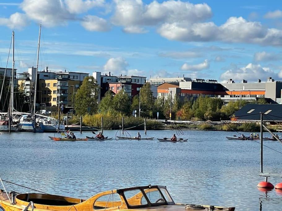 Porvoon Helmi Viehattava Asunto Joen Rannassa Zewnętrze zdjęcie